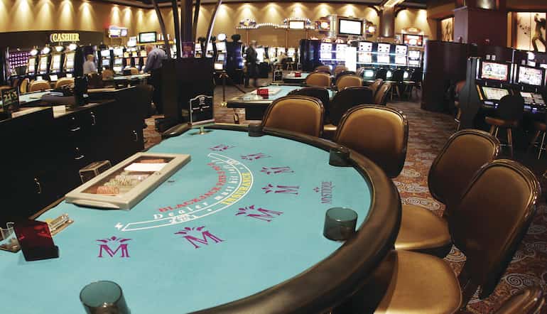 pokerbord på casino