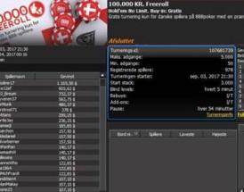 Nikoline17 vandt 7.284 kr. i den store freeroll turnering hos 888poker.dk